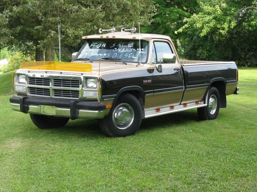 1991 dodge ram pickup truck 250 cumins diesel (only 40,346 miles) w/ fifth wheel