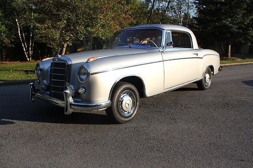 1958 mercedes benz 220s coupe 1 of 1251 *restored 1,879 miles ago*