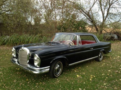 Rare 1962 mercedes 220 se coupe, 4-on-the-floor manual trans, original condition