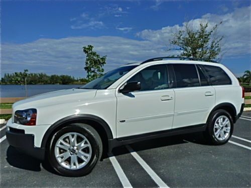 05 volvo xc90 1-owner! navigation! warranty! 3rd row! heated seats! booster seat