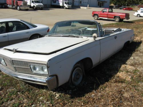 1965 chrysler imperial convertible 2-door 6.7l , 300 collector classic