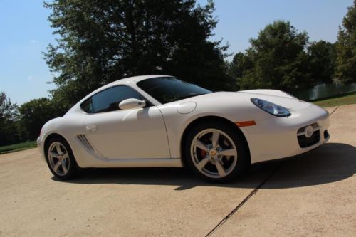 07 white porsche cayman 5-speed 34k miles new tires financing shipping coupe