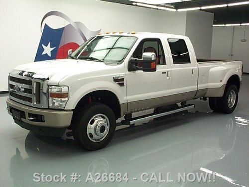 2010 ford f350 king ranch 4x4 diesel dually sunroof nav texas direct auto