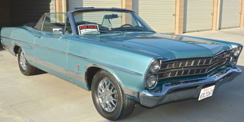 1967 ford galaxie convertible 391 gd cond. running, no rust,body painted, reg14