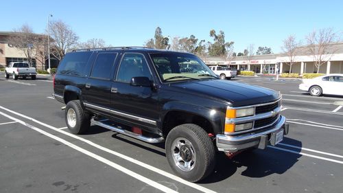 '98 chevy suburban - one of a kind veggie-oil conversion, one tank system.