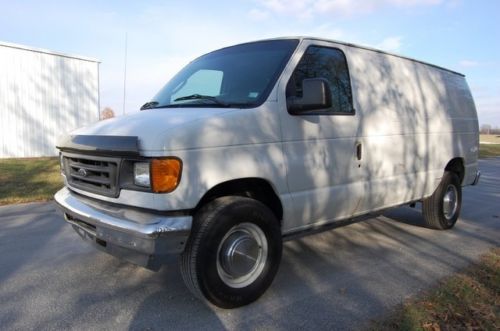 1 ton cargo 5.4 v8 low miles good tires serviced shelves used a/c