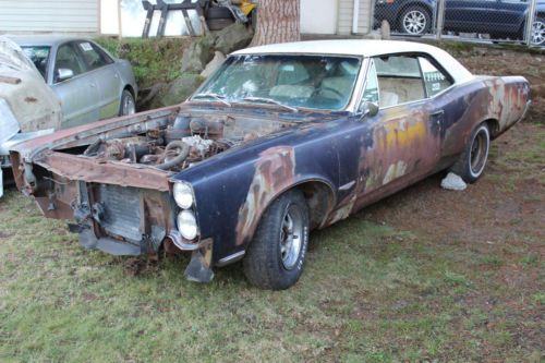1966 pontiac gto a true &#034;barnfind&#034; with engine and transmission