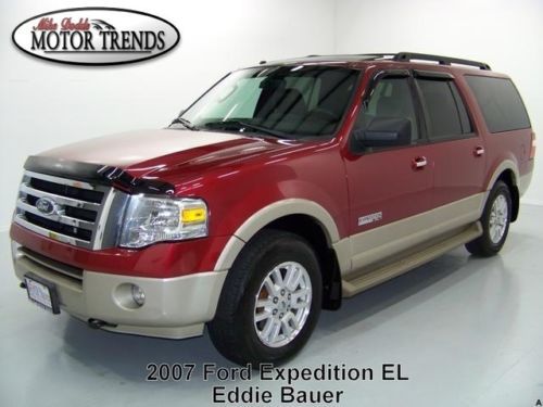 2007 ford expedition el 4x4 eddie bauer dvd two tone leather heated ac seats 65k