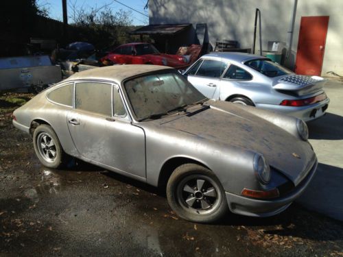 1966 porsche 912 coupe barn find with dust still on it!! blue/black 3 guage~