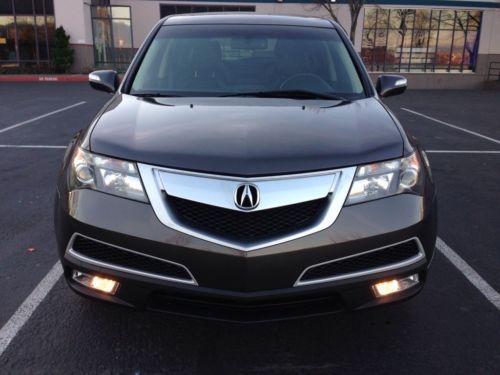 2011 acura mdx awd, 34k mi, leather, sunroof, 3rd row seat, xenon, no reserved!