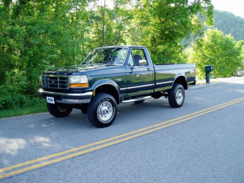 1997 ford f-350 xlt 4x4 off road.. 2 owner .. 75k miles. hard to find truck .