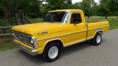 1970 ford f100 truck ranger short bed  / solid southern truck /  ps / pb