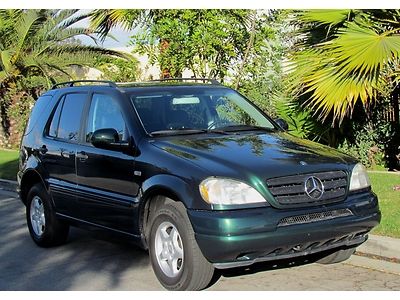2000 mercedes-benz ml320 sport utility clean one owner pre-owned