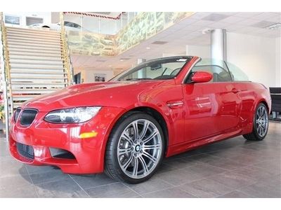 Brand new 2013 bmw m3 convertible loaded leather nav m dct red/beige 19" wheels
