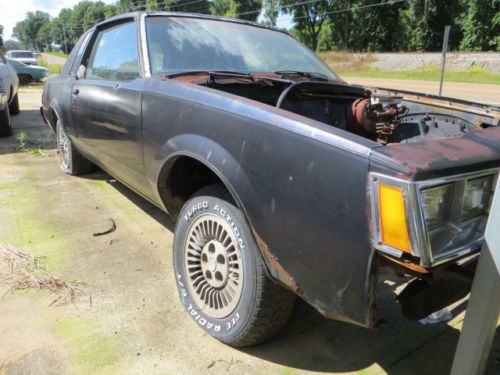 1984 84 buick regal t-type grand national body project or drag car