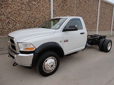 2011 dodge ram 5500 st regular cab diesel-4x4-cab and chassis-one owner-warranty