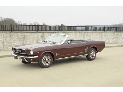 1966 ford mustang convertible c code 289 v8