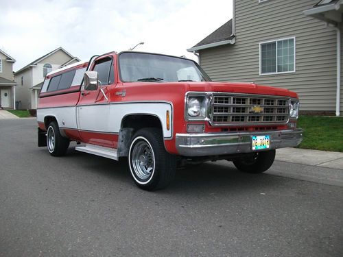 1978 chevrolet cheyenne pick-up 3/4 ton longbed low miles no reserve