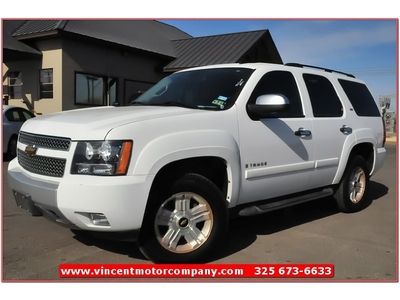 2008 chevy tahoe ls z71 4x4 leather sunroof nav dvd lift vincent motor company