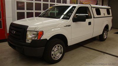 In az - 2010 ford f-150 xl long bed work cap one owner off corporate lease