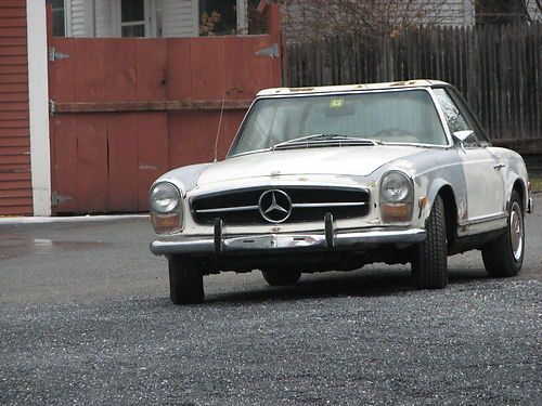 1969 mercedes 280sl pagota coupe low reserve