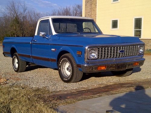 1972 chevrolet cheyenne super numbers matching 402 half ton, correct color