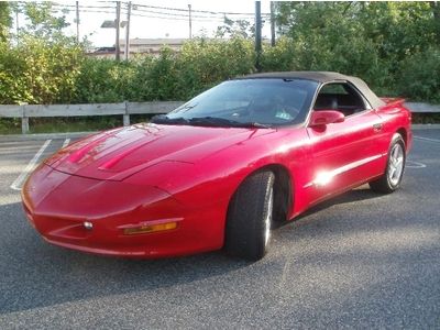 Convertible red black leather loaded gassaver cheap like chevy camero no reserve