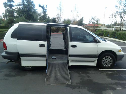 1996 dodge grand caravan handicap wheelchair conversion van by ims no reserve!!!
