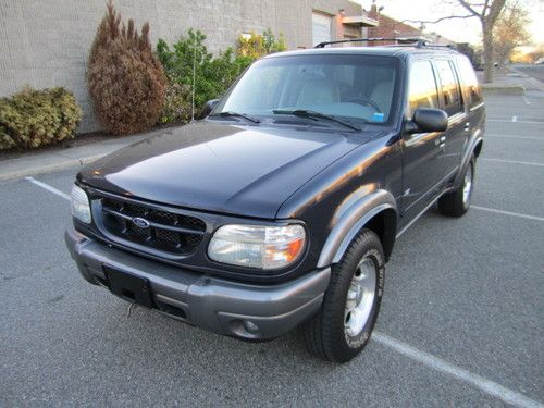 2000 ford explorer xlt 4x4 v6 leather sunroof only 84k miles! with warranty!