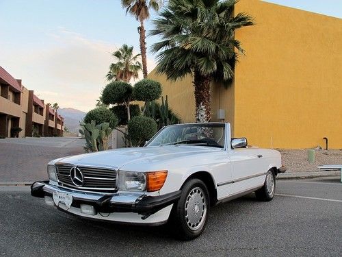 1986 mercedes-benz sl560 convertible great condition! no leaks air conditioning