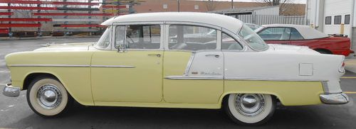1955 chevy bel air, 4 door sedan with powerglide