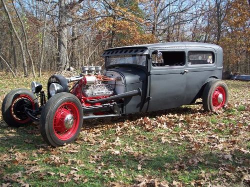 1929 ford model a tudor traditional hot rod not rat rod full race flathead v8