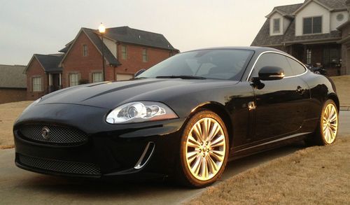 2010 jaguar xk coupe 2-door 5.0l, portfolio, black, black leather, 37k miles