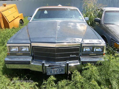 1984 cadillac coupe de ville , rare last year of  rear wheel drive one owner