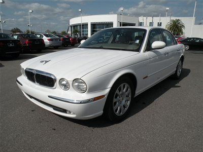 2004 jaguar xj8 **one owner** white/tan automatic sunroof clean export ok **fl