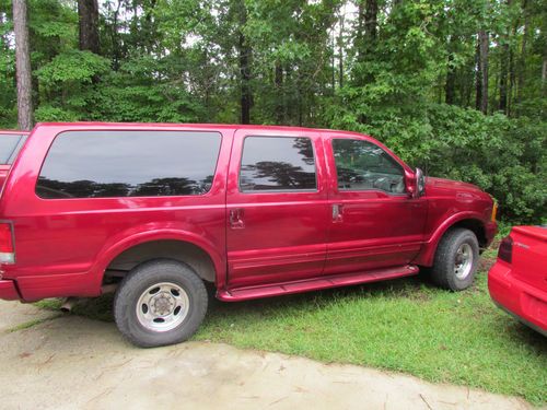 2000 ford excursion 4x4 4wd v10 loaded lariat runs &amp; drives great needs some tlc