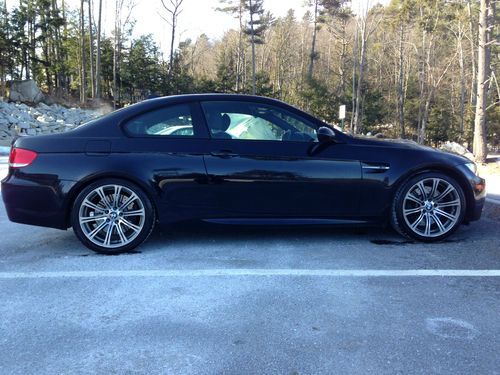 2008 bmw m3 coupe/ jerez black with black leather/ 6 speed manual/ 19" rims