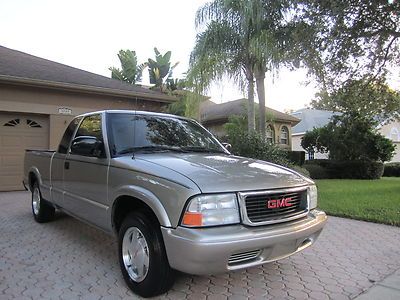 03 gmc sonoma extended cab 6cly auto trans tilt cruise 1 fl elderly owner mint!!