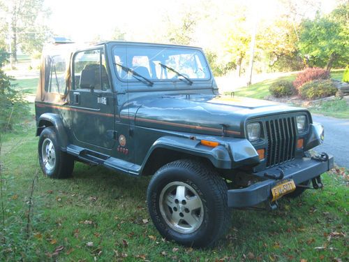 1994 jeep wrangler sahara sport utility 2-door 4.0l no reserve
