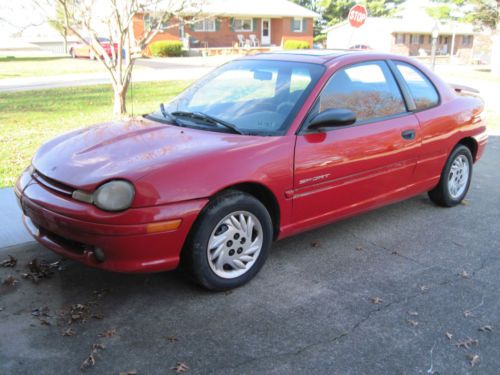 1999 dodge neon sport coupe with many new parts!!!