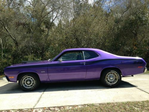 1973 plymouth duster real 340 numbers matching high option car low reserve