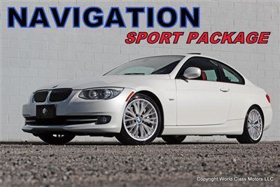 *only 19k miles!* 335i turbo coupe, sport pkg, pearl white *factory warranty*