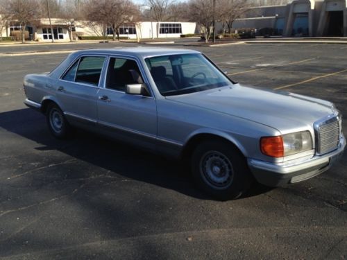 1981 500 se, gray, 4-door, garage-kept, well-maintained, all-original beauty