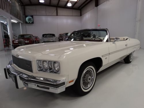 1975 chevrolet caprice convertible, matching #&#039;s 350-cubic inch v-8!