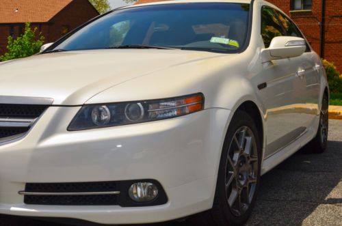 2008 white acura tl type-s - low mileage - orig owner - amazing and mint car