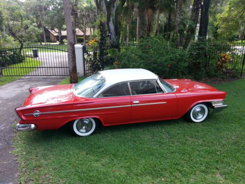 1962 chrysler 300, 2 door coupe, beautiful red and white color combination