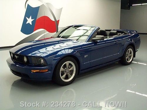 2006 ford mustang gt prem convertible auto leather 66k texas direct auto