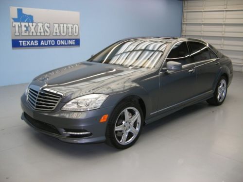 We finance!! 2010 mercedes-benz s550 amg pano roof nav heated leather texas auto
