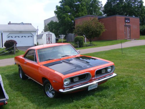 1967 plymouth barracuda 2dr coupe, 440, 3 speed auto