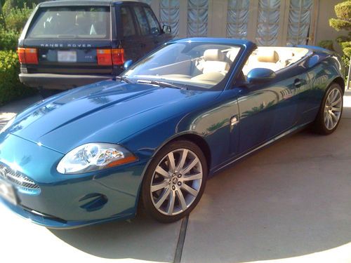 2007 jaguar xk convertible 2-door 4.2l - rare "prism blue" color
